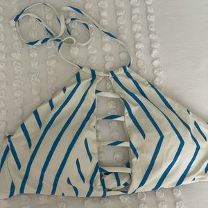 Billabong String Front Halter Bikini Top